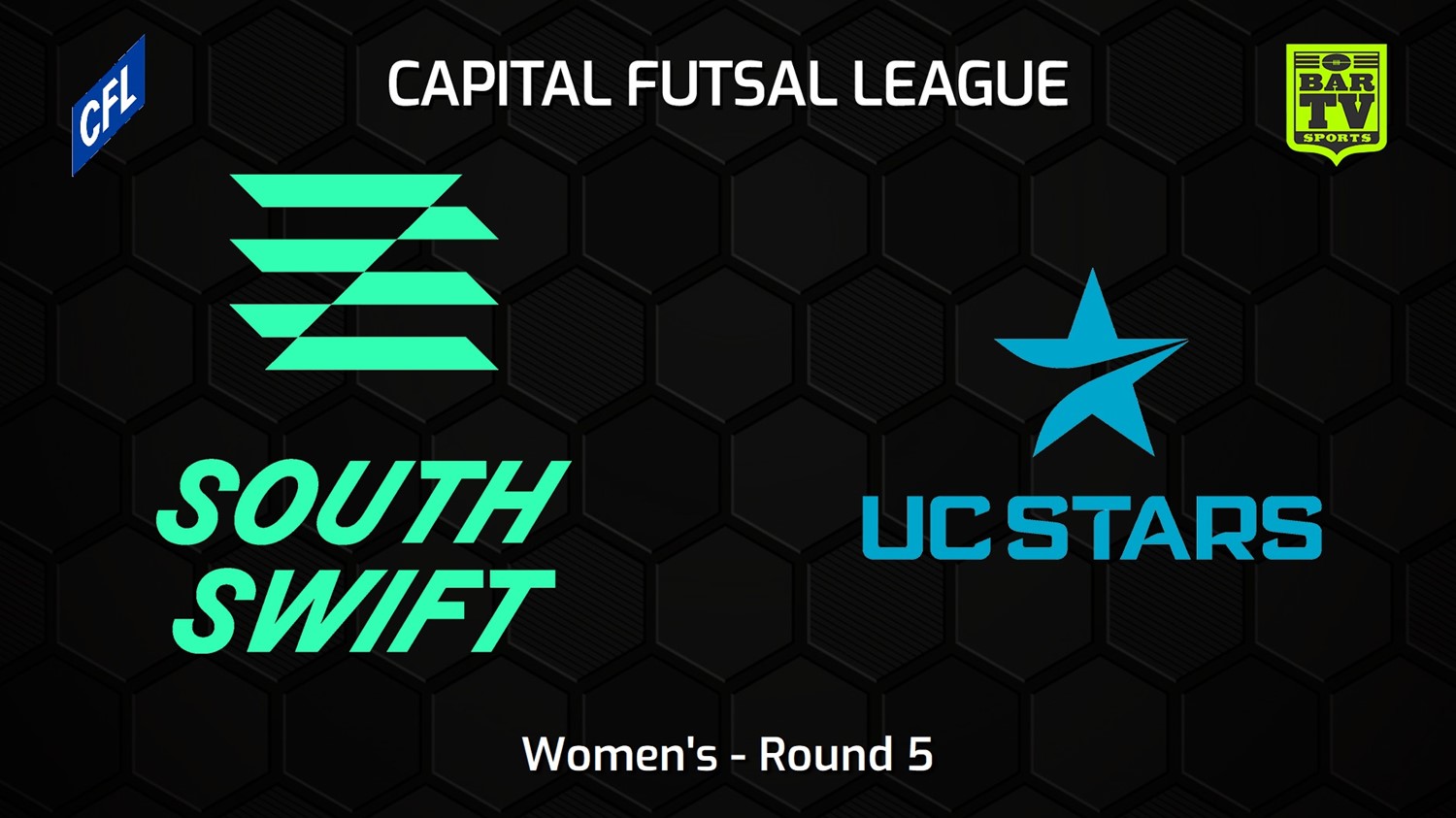 231117-Capital Football Futsal Round 5 - Women's - South Canberra Swift v UC Stars FC Minigame Slate Image