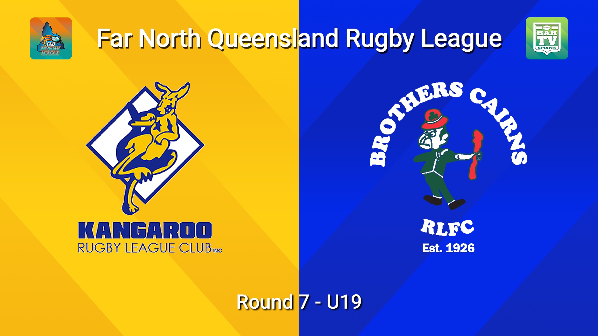 260516-video-FNQ Rugby League Round 7 - O'Neills U19s - Cairns Kangaroos v Cairns Brothers  Slate Image