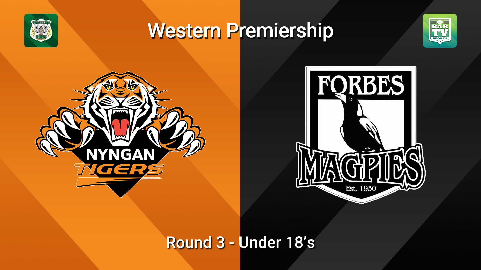 260503-video-Western Premiership Round 3 - Under 18’s - Nyngan Tigers v Forbes Magpies Slate Image
