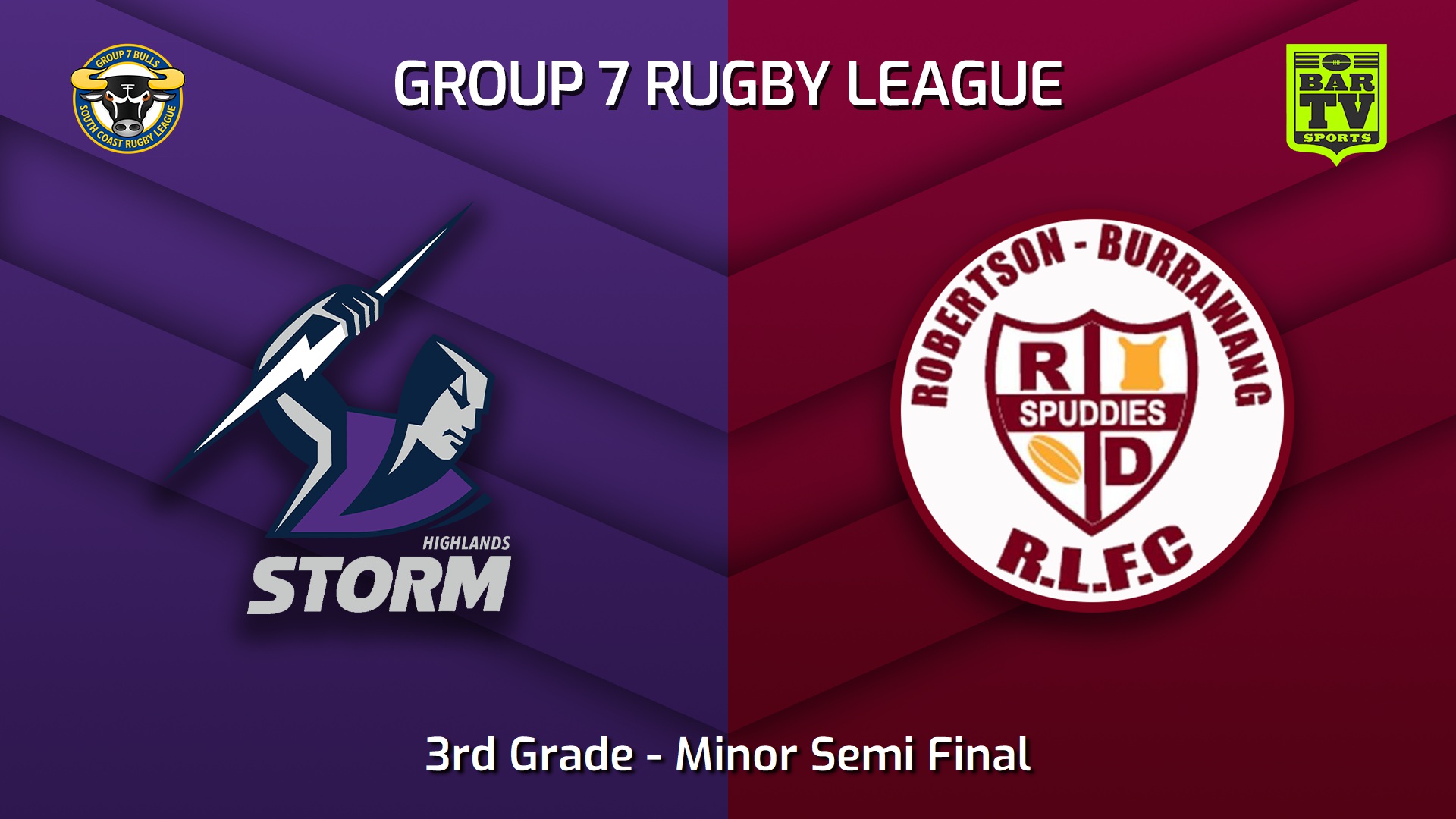 230826-South Coast Minor Semi Final - 3rd Grade - Southern Highlands Storm v Robertson Spuddies Slate Image