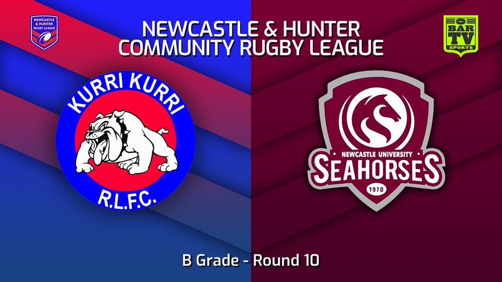 220625-NHRL Round 10 - B Grade - Kurri Kurri Bulldogs v Newcastle University Minigame Slate Image
