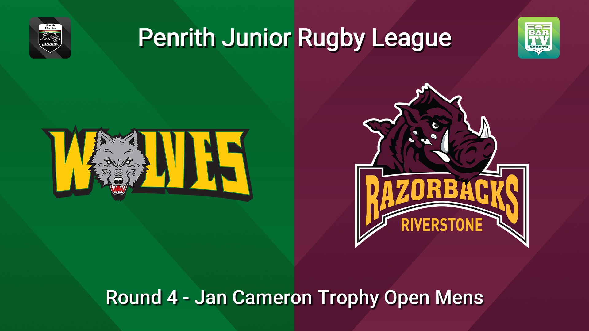 260425-video-Penrith & District Junior Rugby League Round 4 - Jan Cameron Trophy Open Mens - Windsor Wolves v Riverstone Slate Image