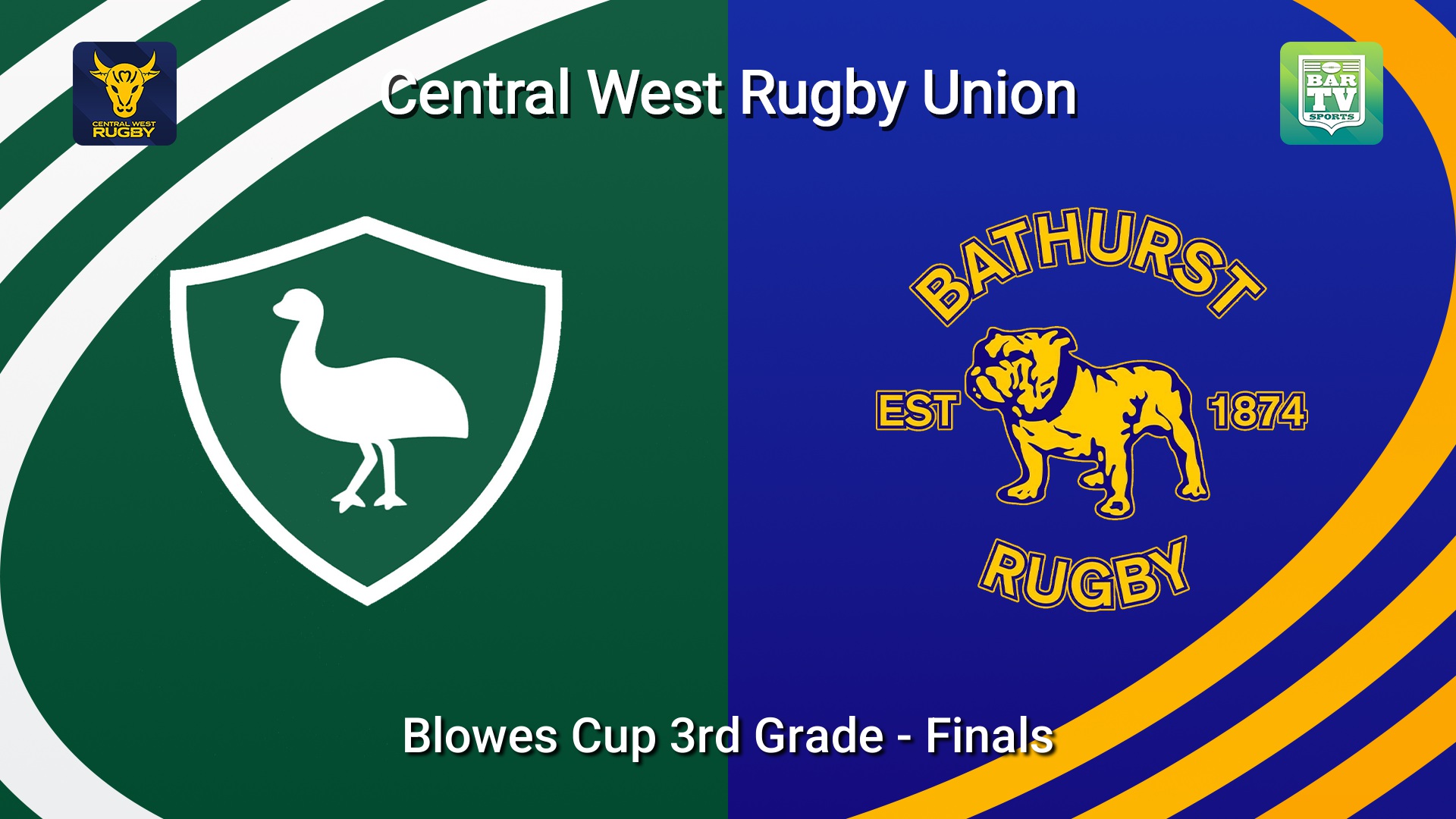 260823-video-Central West Rugby Finals - Blowes Cup 3rd Grade - Orange Emus v Bathurst Bulldogs Slate Image