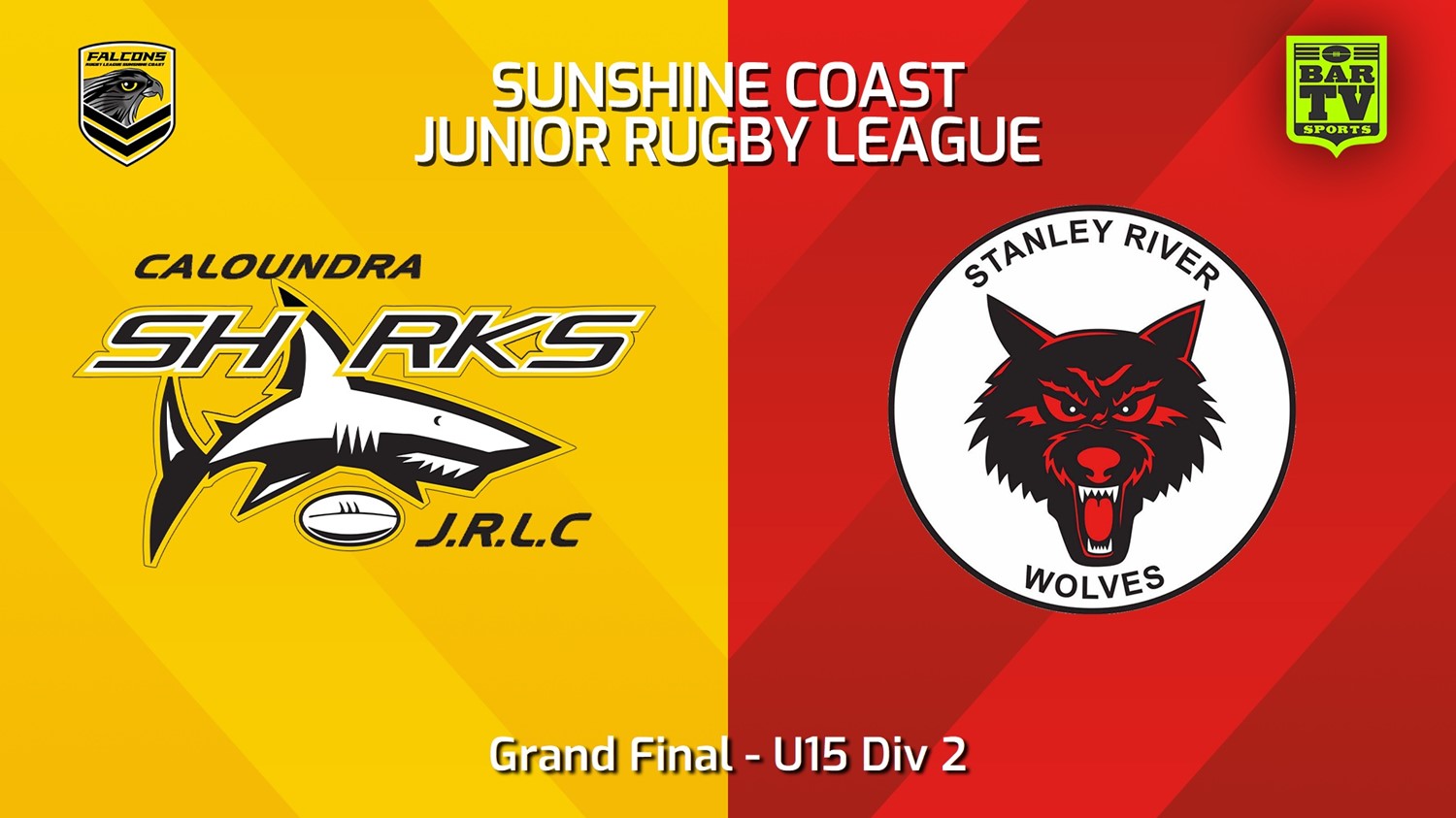 250906-video-Sunshine Coast Junior Rugby League Grand Final - U15 Div 2 - Caloundra Sharks JRL v Stanley River Wolves JRL Slate Image