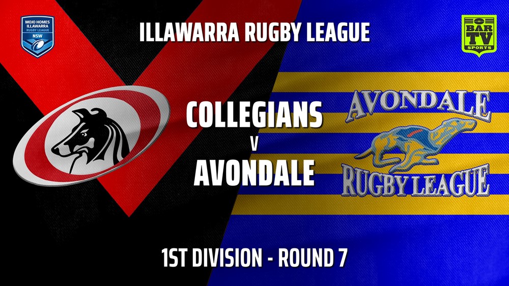 210529-IRL Round 7 - 1st Division - Collegians v Avondale RLFC Minigame Slate Image