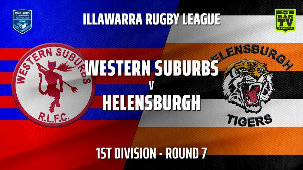 210529-IRL Round 7 - 1st Division - Western Suburbs Devils v Helensburgh Tigers Slate Image