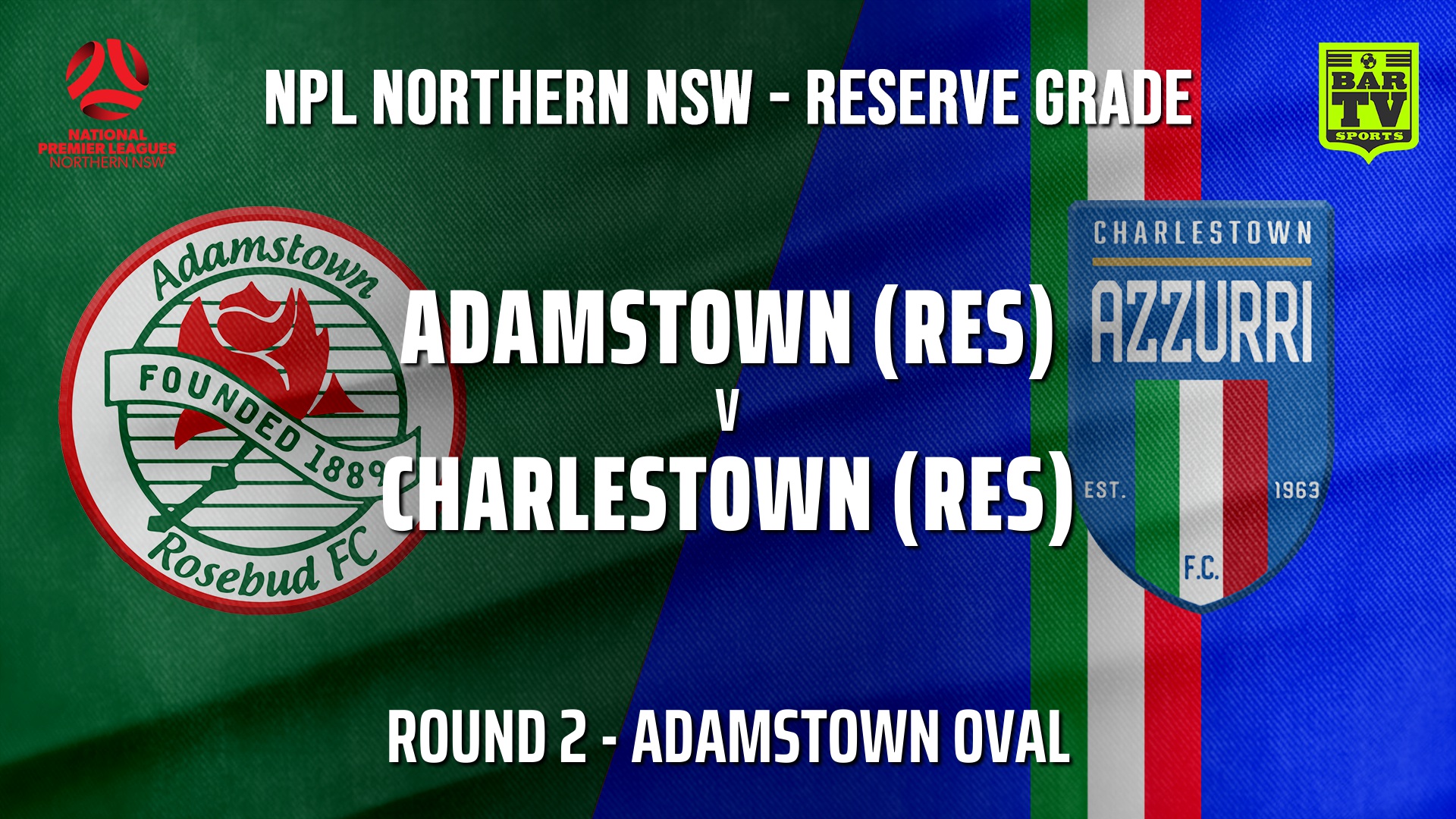 NPL NNSW RES Round 2 - Adamstown Rosebud FC v Charlestown Azzurri FC Slate Image