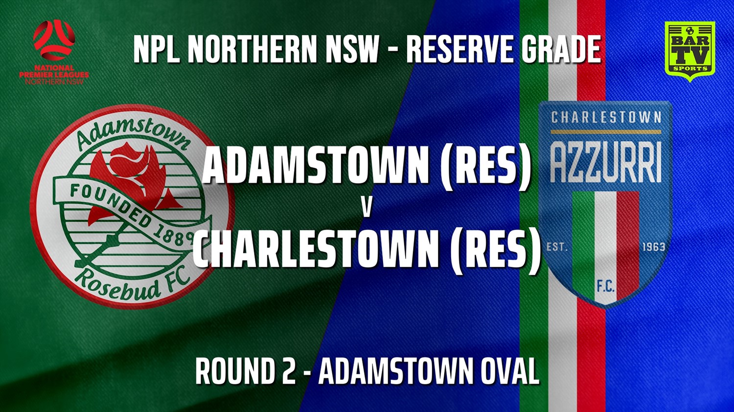 NPL NNSW RES Round 2 - Adamstown Rosebud FC v Charlestown Azzurri FC Minigame Slate Image