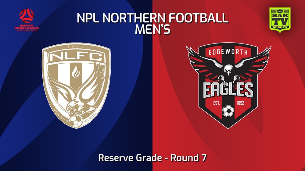 240413-NNSW NPLM Res Round 7 - New Lambton FC Res v Edgeworth Eagles Res Minigame Slate Image