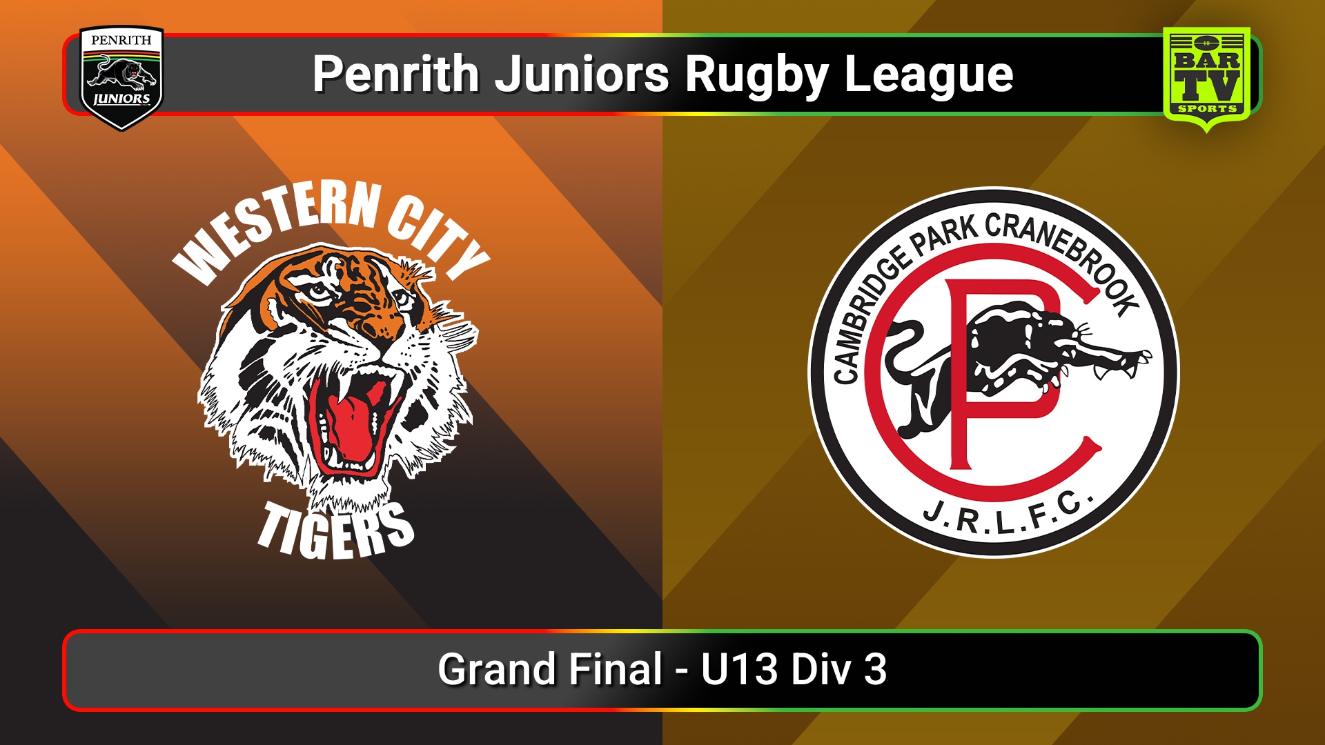250913-video-Penrith & District Junior Rugby League Grand Final - U13 Div 3B - Western City Tigers v Cambridge Park Minigame Slate Image