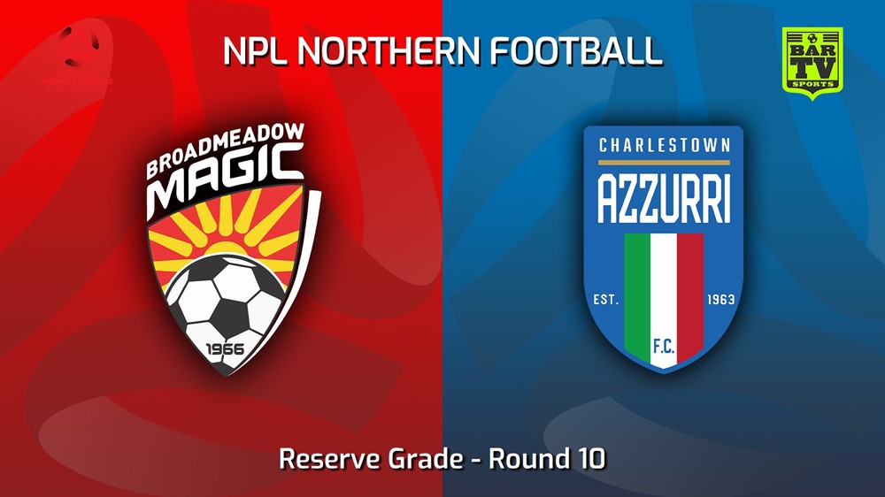 230507-NNSW NPLM Res Round 10 - Broadmeadow Magic Res v Charlestown Azzurri FC Res Minigame Slate Image