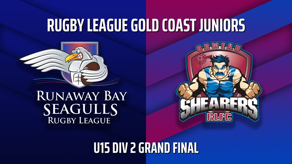 220903-Rugby League Gold Coast Juniors U15 Div 2 Grand Final - Runaway Bay Seagulls v Ormeau Shearers Slate Image