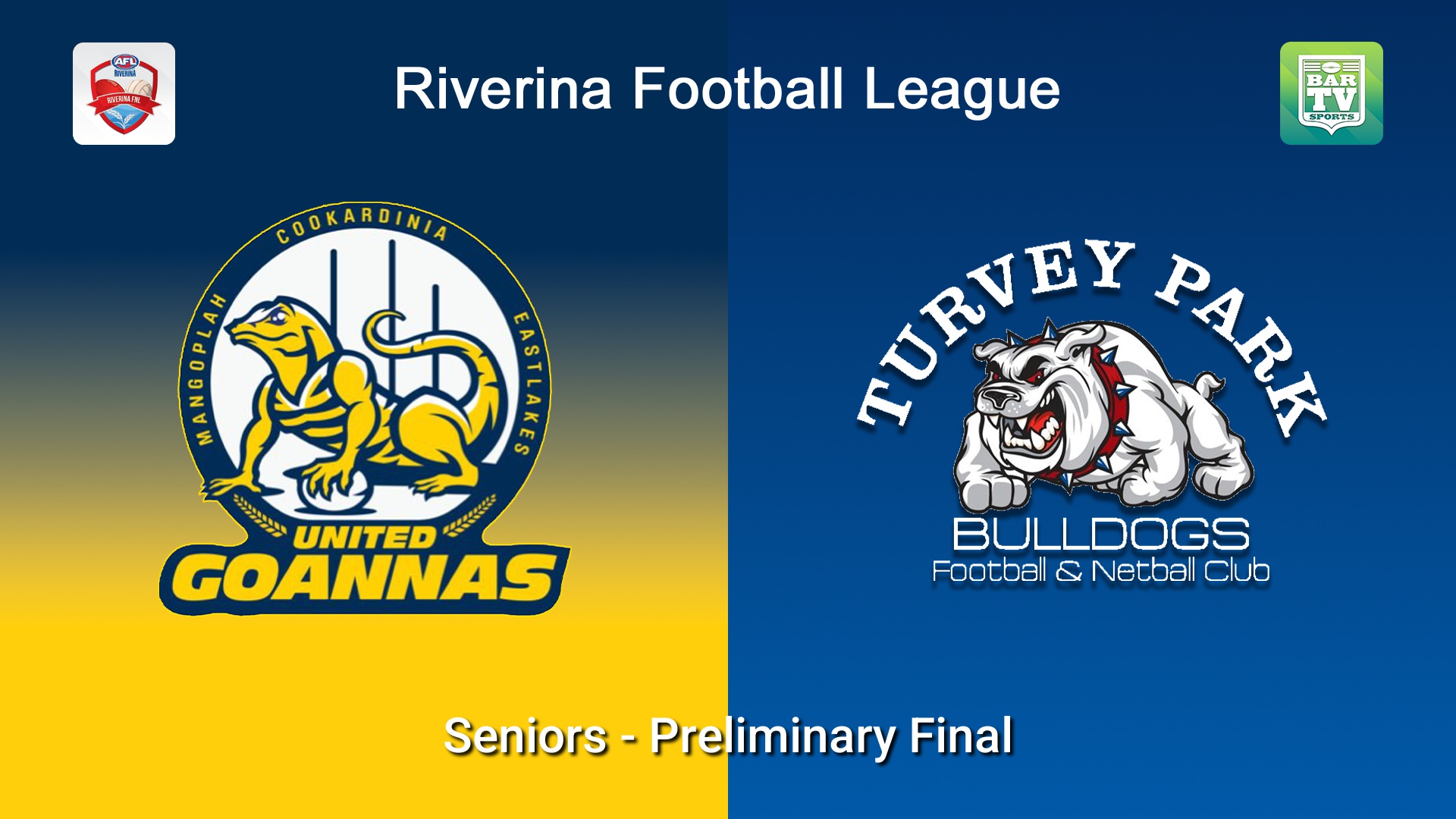 260906-video-Riverina Football League Preliminary Final - Seniors - MCUE Goannas v Turvey Park Bulldogs Slate Image