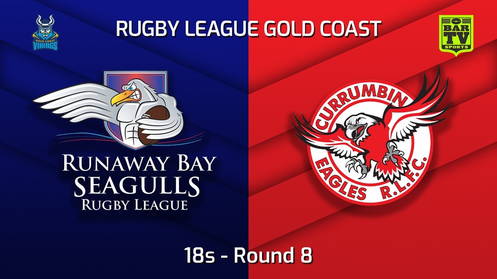 220529-Gold Coast Round 8 - 18s - Runaway Bay Seagulls v Currumbin Eagles Slate Image