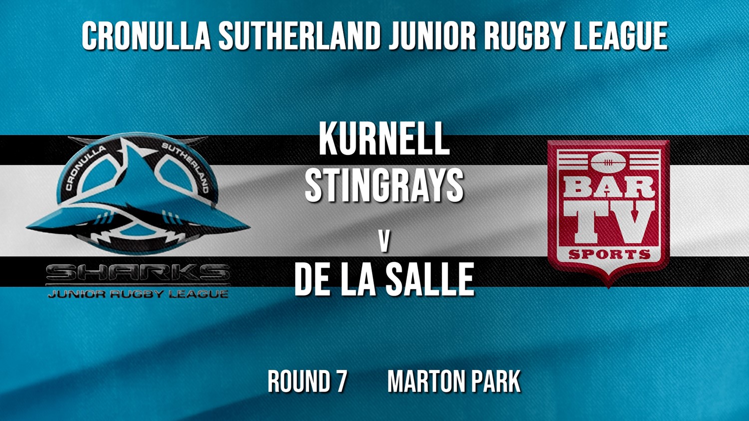 Cronulla JRL Round 7 - U/15 Blue Tag - Kurnell Stingrays v De La Salle Minigame Slate Image