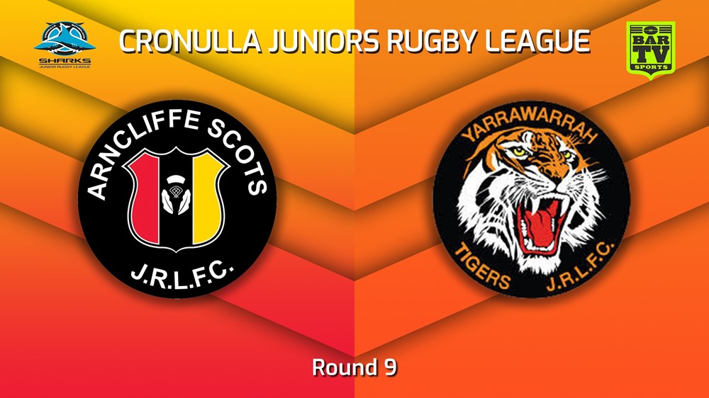 220702-Cronulla Juniors Round 9 - Arncliffe Scots v Yarrawarrah Tigers Slate Image