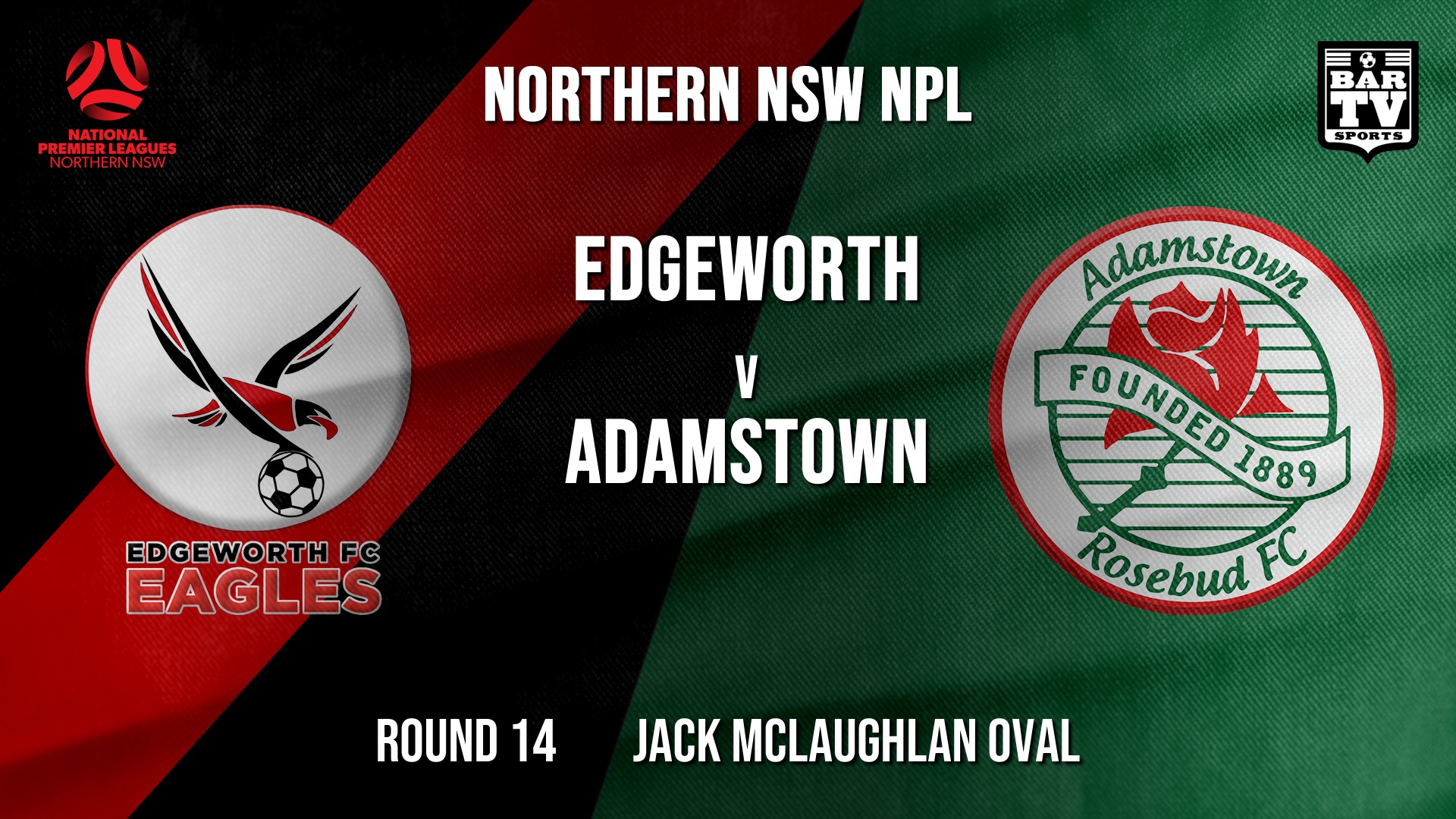 NPL - NNSW Round 14 - Edgeworth Eagles FC v Adamstown Rosebud FC Slate Image