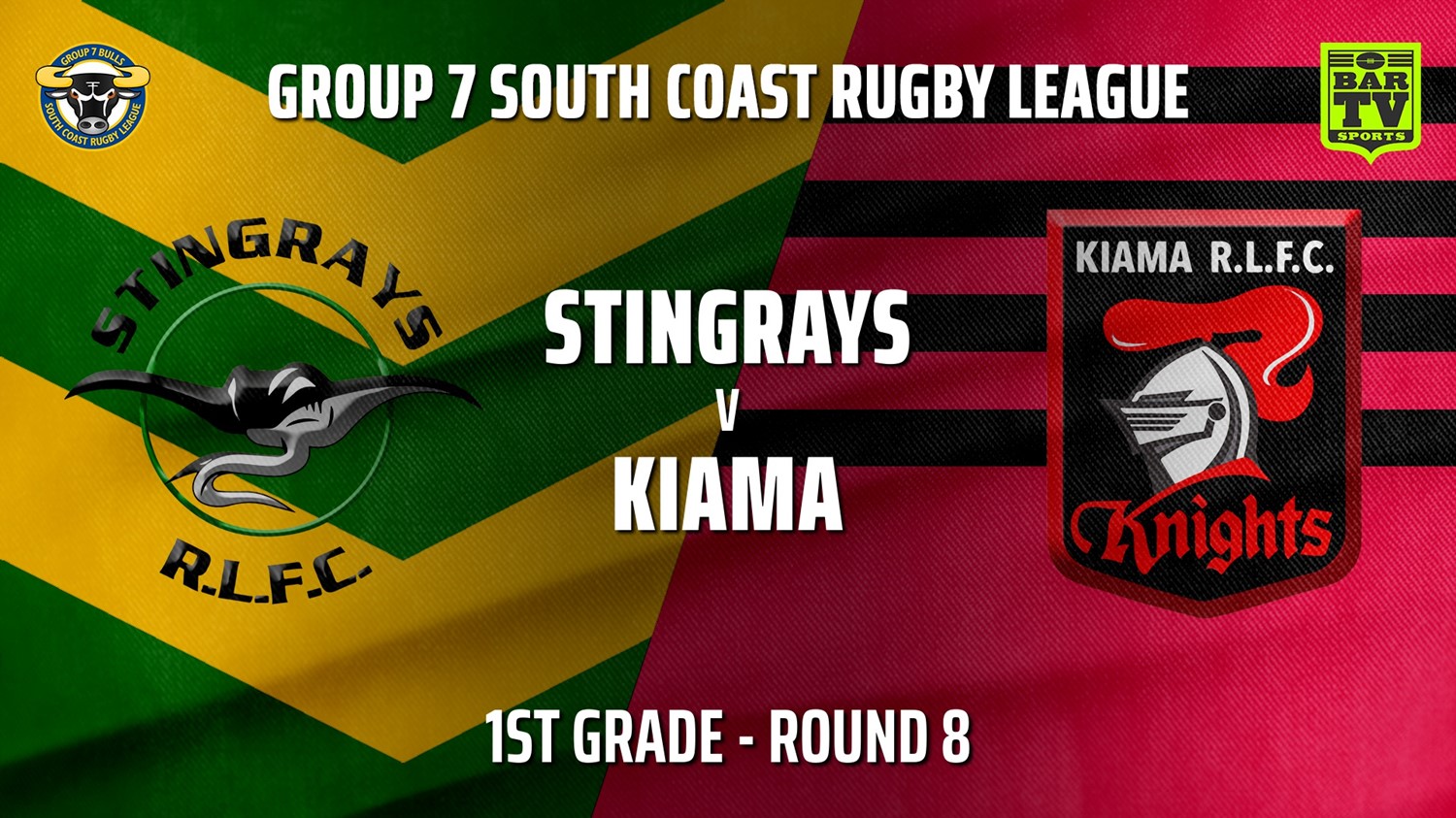 210606-Group 7 RL Round 8 - 1st Grade - Stingrays of Shellharbour v Kiama Knights Slate Image