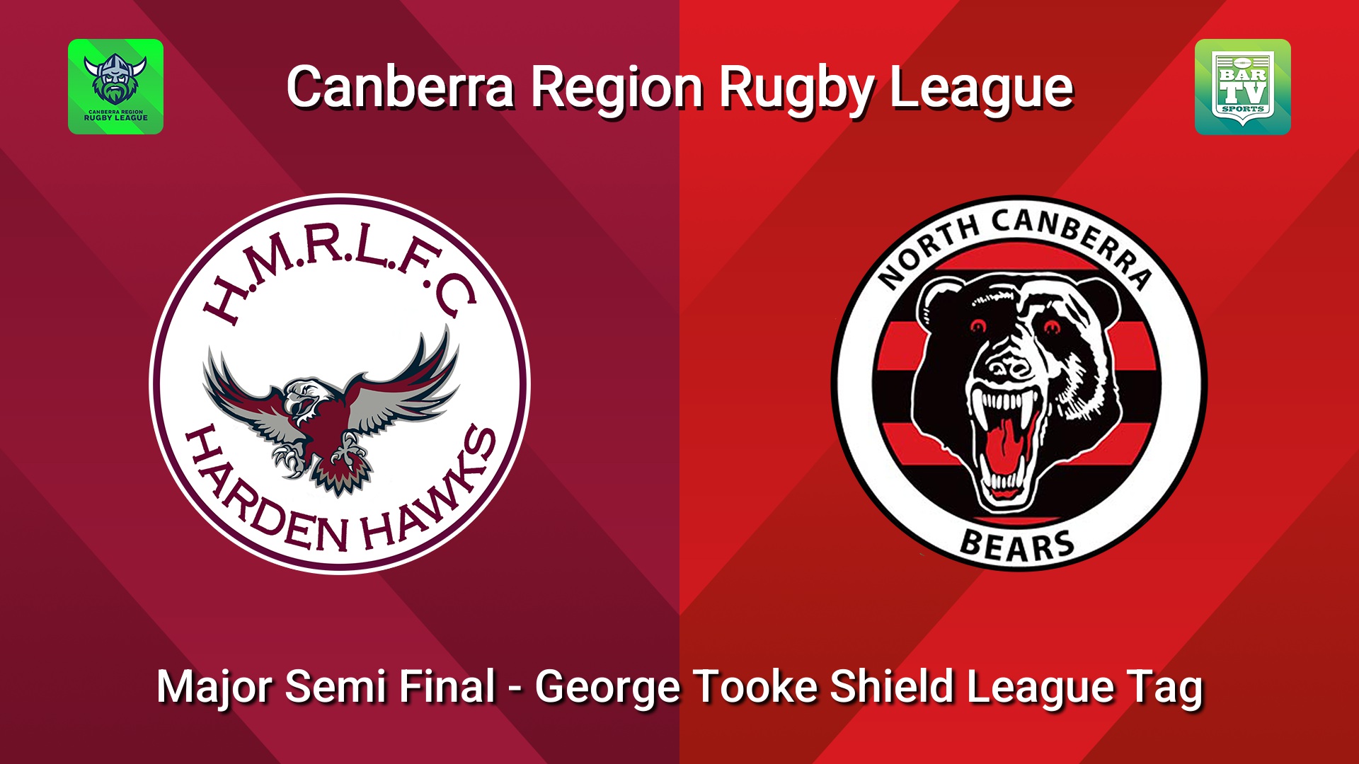 260829-video-Canberra Major Semi Final - George Tooke Shield League Tag - Harden Hawks v North Canberra Bears Slate Image