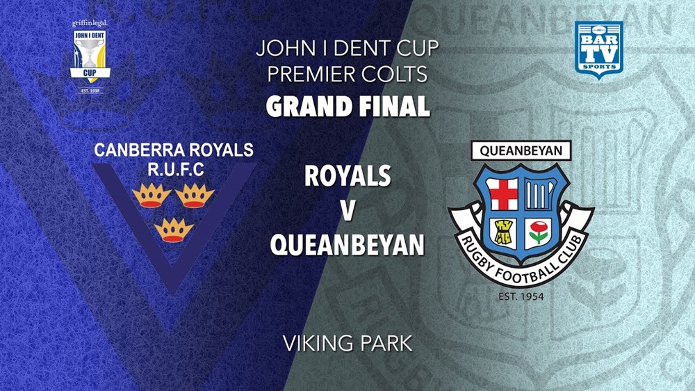 John I Dent Grand Final - Colts - Canberra Royals v Queanbeyan Whites Slate Image
