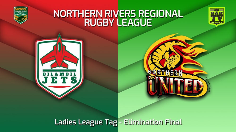 230819-Northern Rivers Elimination Final - Ladies League Tag - Bilambil Jets v Northern United Slate Image