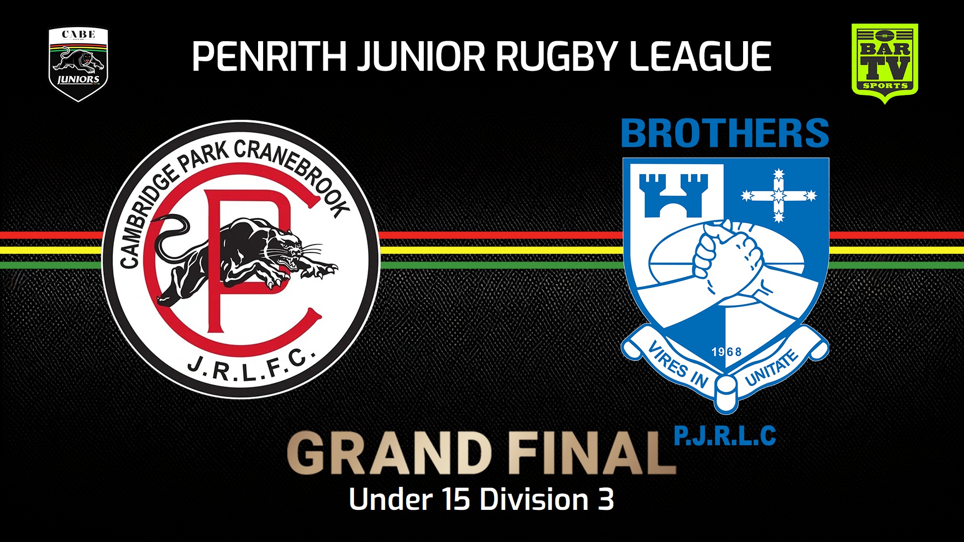 240831-video-Penrith & District Junior Rugby League Grand Final - U15 Div 3 - Cambridge Park v Brothers Slate Image