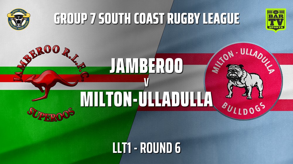 210522-Group 7 RL Round 6 - LLT1 - Jamberoo v Milton-Ulladulla Bulldogs Slate Image