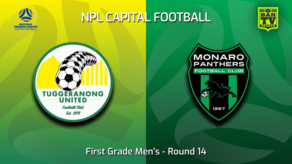 230716-Capital NPL Round 14 - Tuggeranong United v Monaro Panthers Minigame Slate Image