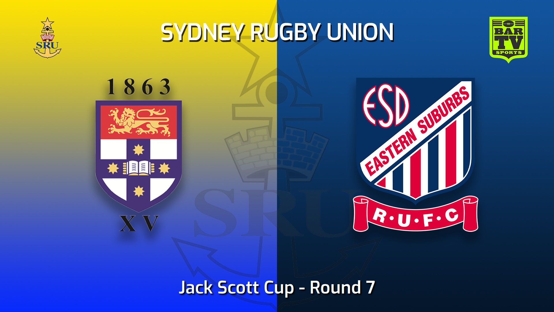 220701-Sydney Rugby Union Round 7 - Jack Scott Cup - Sydney University v Eastern Suburbs Sydney Slate Image