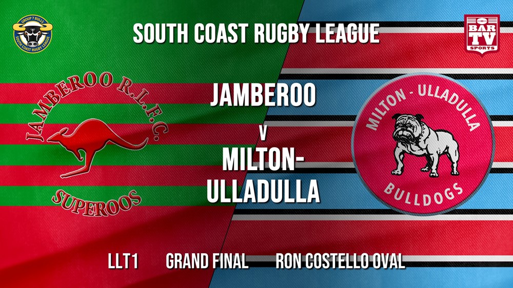 Group 7 RL Grand Final - LLT1 - Jamberoo v Milton-Ulladulla Bulldogs Slate Image