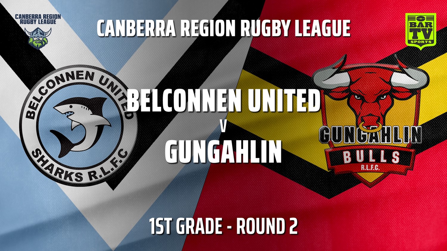CRRL Round 2 - 1st Grade - Belconnen United Sharks v Gungahlin Bulls Minigame Slate Image
