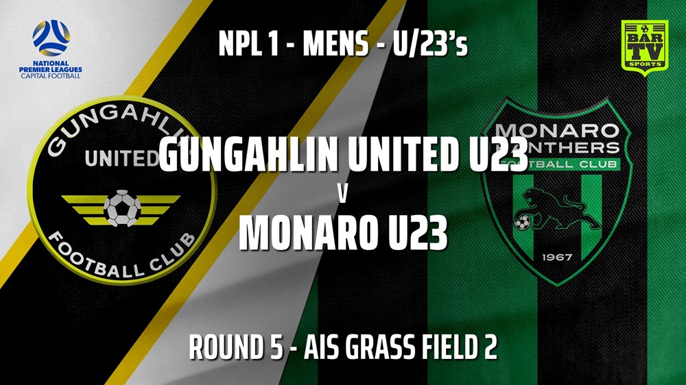 210509-NPL1 U23 Capital Round 5 - Gungahlin United U23 v Monaro Panthers U23 Slate Image