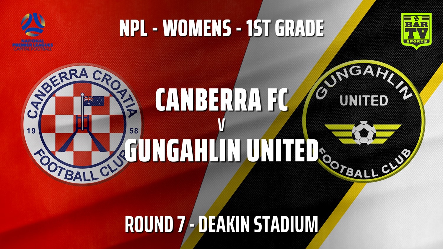 210523-NPLW - Capital Round 7 - Canberra FC (women) v Gungahlin United FC (women) Minigame Slate Image