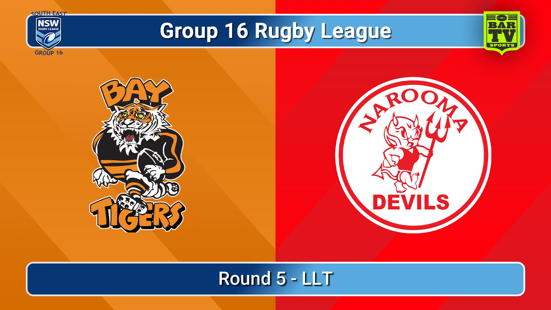 260523-video-Group 16 Rugby League  Round 5 - LLT - Bateman's Bay Tigers v Narooma Devils Slate Image