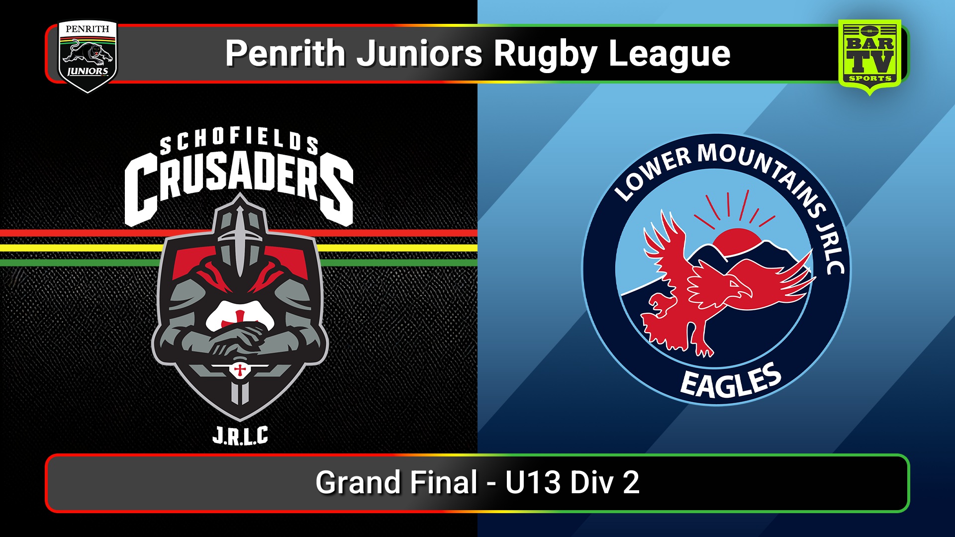 250913-video-Penrith & District Junior Rugby League Grand Final - U13 Div 2B - Schofields Crusaders v Lower Mountains Minigame Slate Image