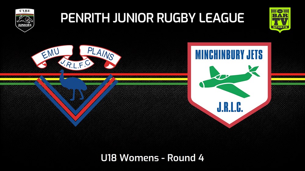 240505-video-Penrith & District Junior Rugby League Round 4 - U18 Womens - Emu Plains RLFC v Minchinbury Slate Image