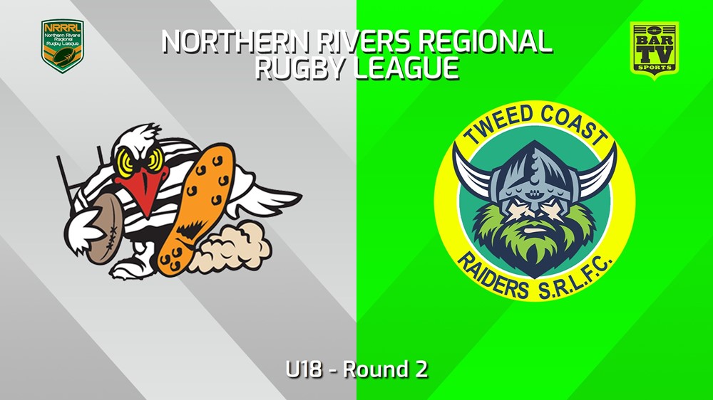 240414-Northern Rivers Round 2 - U18 - Tweed Heads Seagulls v Tweed Coast Raiders Slate Image