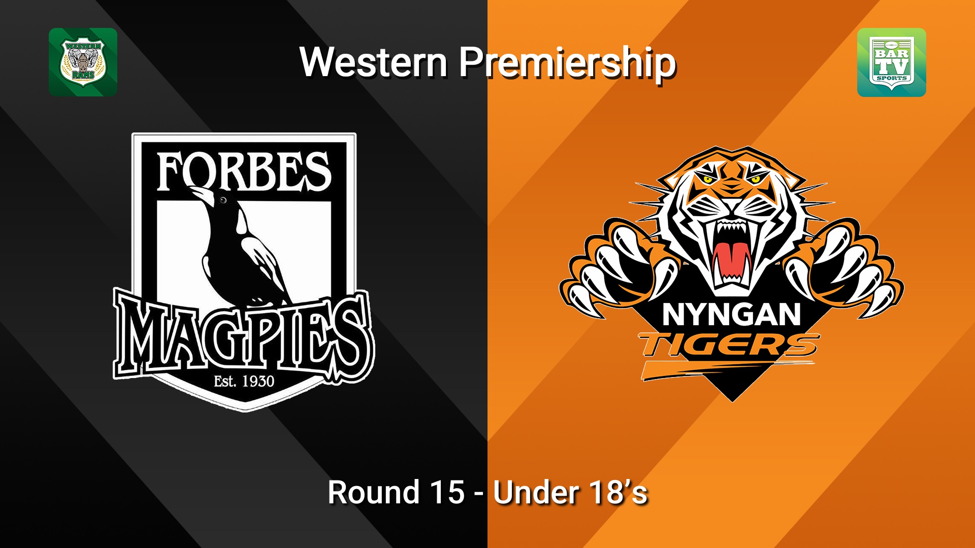 260809-video-Western Premiership Round 15 - Under 18’s - Forbes Magpies v Nyngan Tigers Slate Image