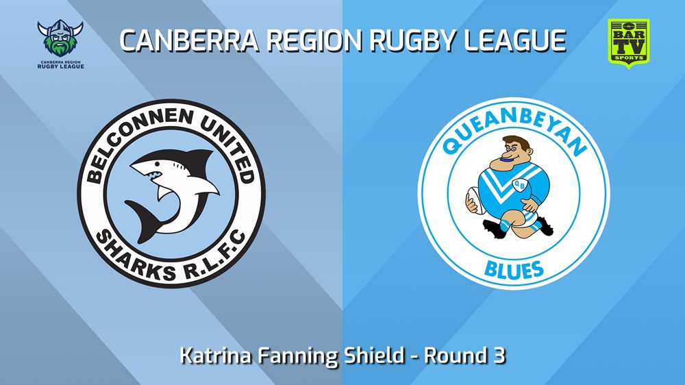 240420-video-Canberra Round 3 - Katrina Fanning Shield - Belconnen United Sharks v Queanbeyan Blues Slate Image