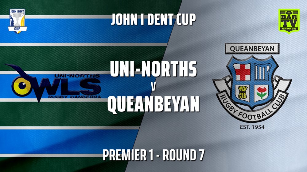 210605-John I Dent Round 7 - Premier 1 - UNI-Norths v Queanbeyan Whites Slate Image