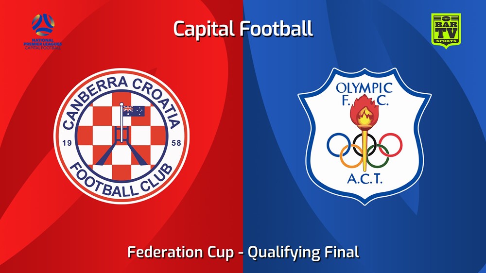 240424-video-Federation Cup Qualifying Final - Canberra Croatia FC W v Canberra Olympic FC W Minigame Slate Image