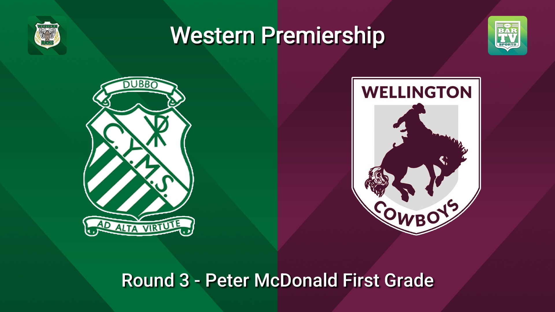 260503-video-Western Premiership Round 3 - Peter McDonald First Grade - Dubbo CYMS v Wellington Cowboys Slate Image