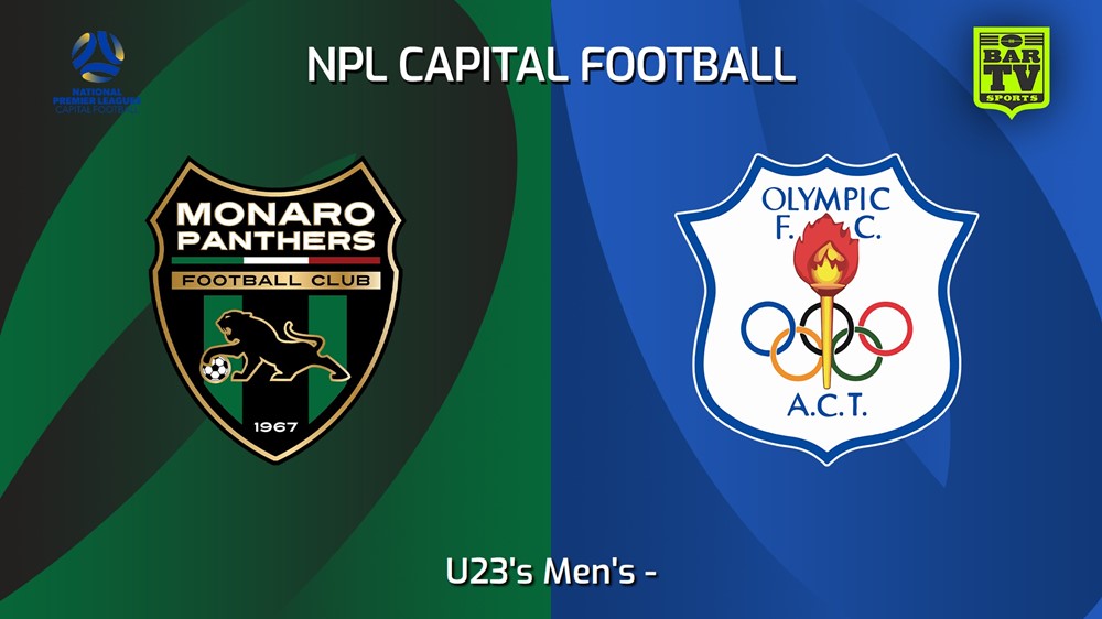 240405-Capital NPL U23 Monaro Panthers U23 v Canberra Olympic U23 Slate Image