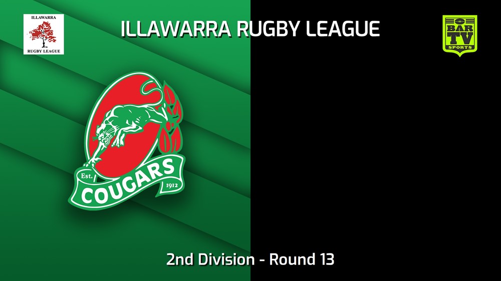230729-Illawarra Round 13 - 2nd Division - Corrimal Cougars v Windang Sharks Minigame Slate Image