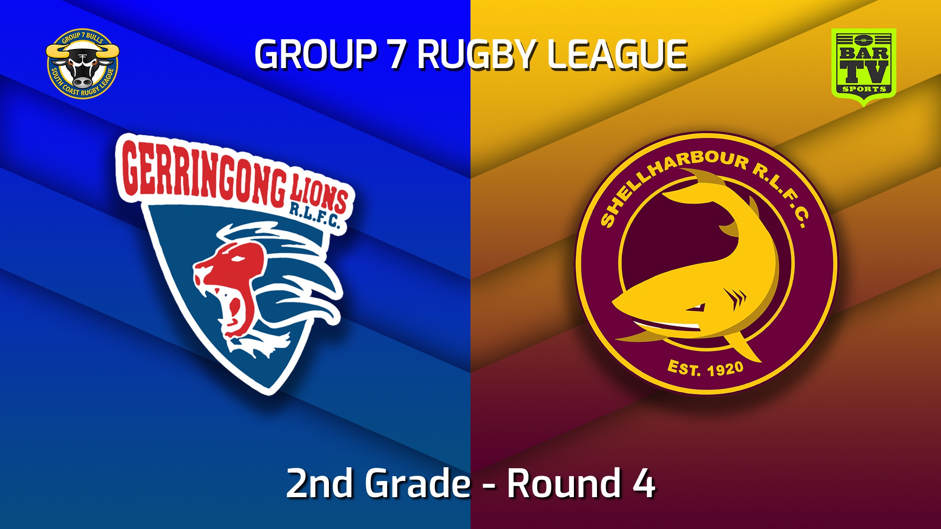 220507-South Coast Round 4 - 2nd Grade - Gerringong Lions v Shellharbour Sharks Slate Image