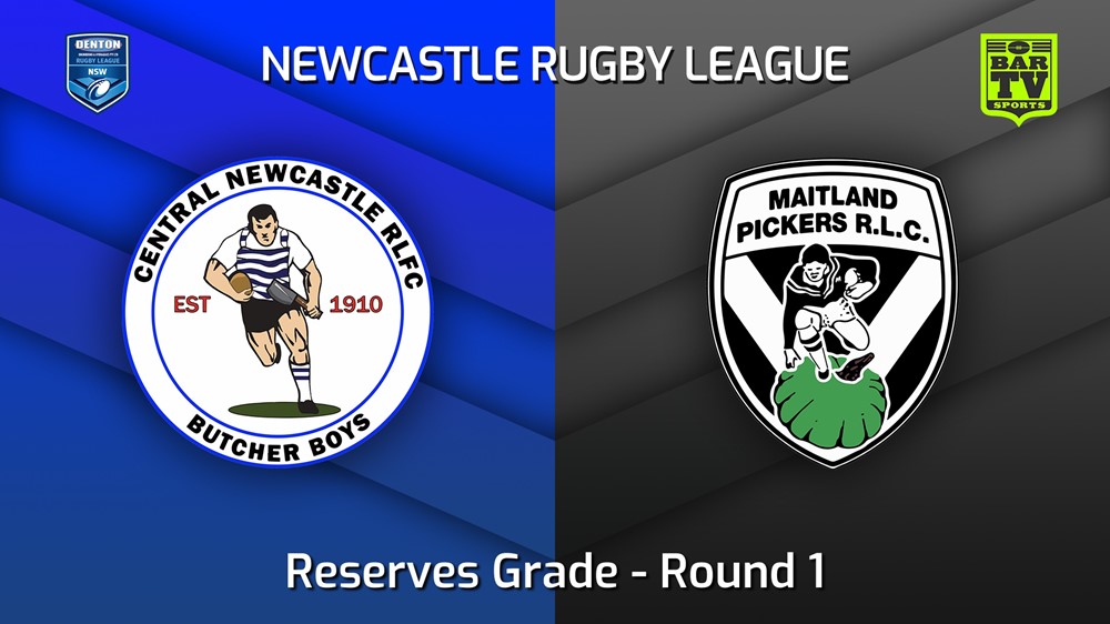 220327-Newcastle Round 1 - Reserves Grade - Central Newcastle v Maitland Pickers (1) Slate Image