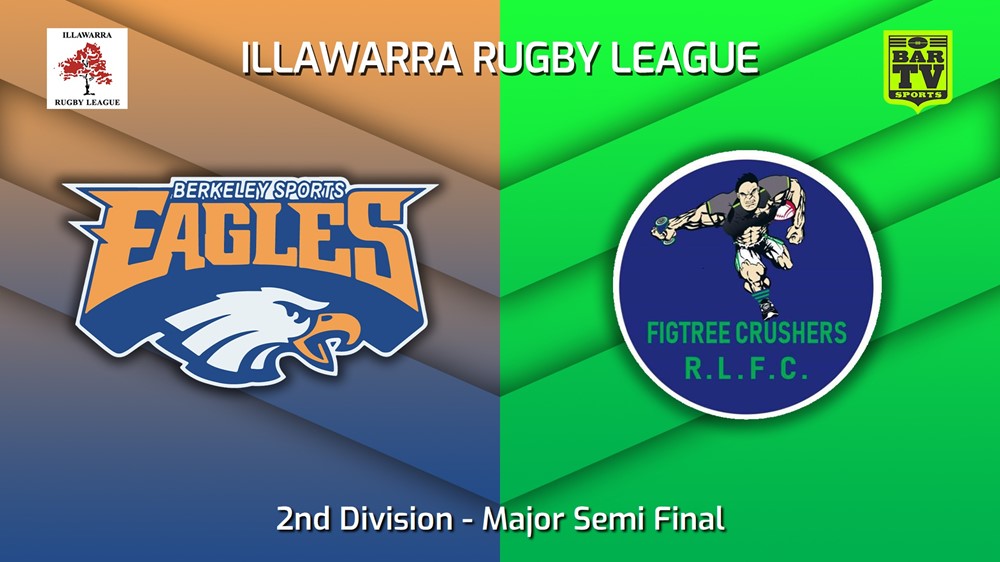 230819-Illawarra Major Semi Final - 2nd Division - Berkeley Eagles v Figtree Crushers Minigame Slate Image