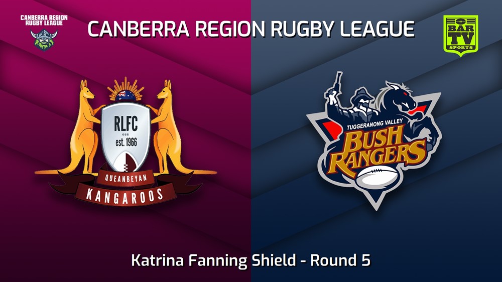 230603-Canberra Round 5 - Katrina Fanning Shield - Queanbeyan Kangaroos v Tuggeranong Bushrangers Slate Image