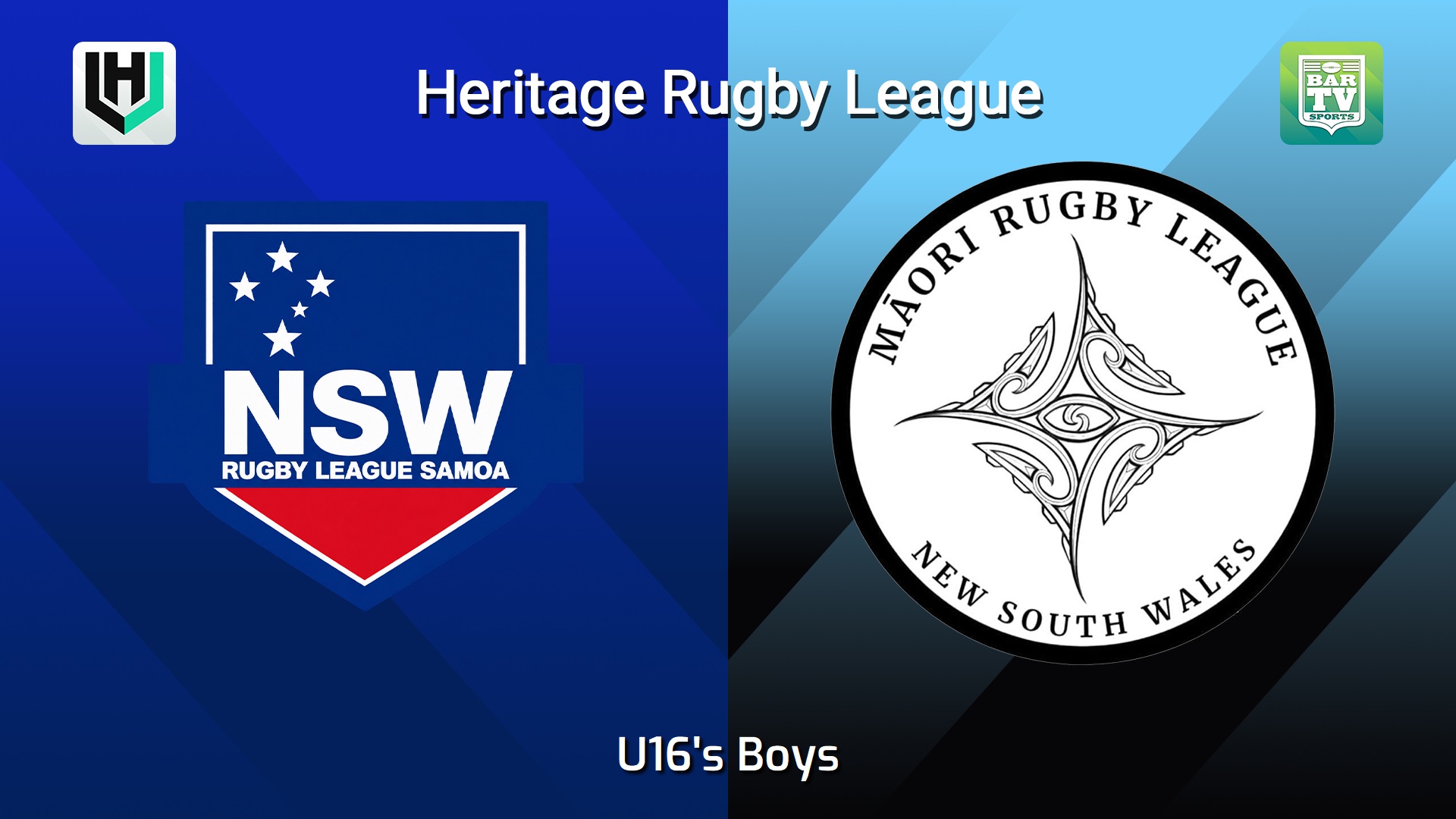 261011-video-Heritage RL U16's Boys - Samoa NSW v Māori RL NSW Slate Image