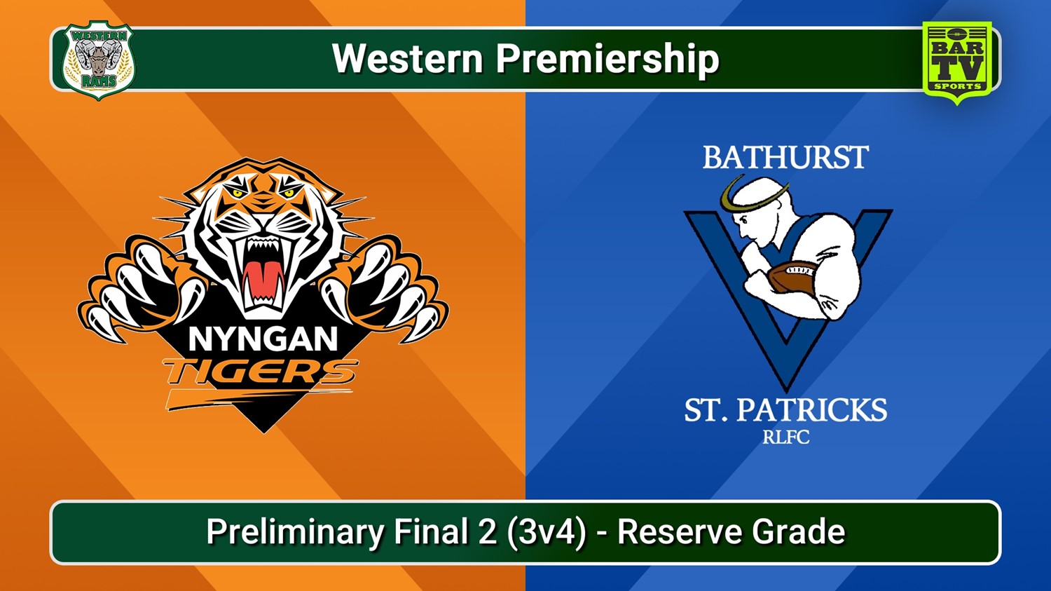 250831-video-Western Premiership Preliminary Final 2 (3v4) - Reserve Grade - Nyngan Tigers v Bathurst St. Pats Slate Image